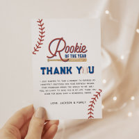 Rookie de l'année Baseball 1er Anniversaire Fête I