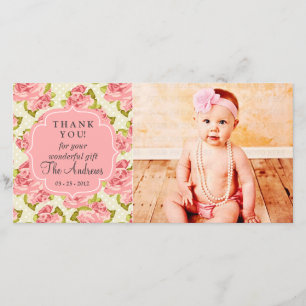 Carte De Remerciements Roses roses roses roses Vintages à chaque occasion