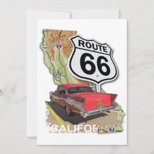 Carte De Remerciements Route 66