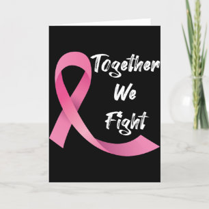 Carte De Remerciements Ruban rose Femmes Sensibilisation au cancer Cancer