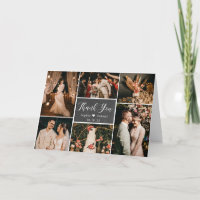 Rustic Chalkboard 6 Photo Collage Mariage