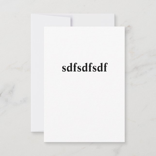 Carte De Remerciements sadfsdfsdfsd (Devant)