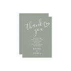 Sage Green Baby shower Script Poème Coeur