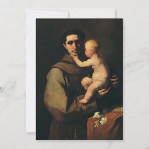 Carte De Remerciements Saint Antoine de Padoue par Luca Giordano