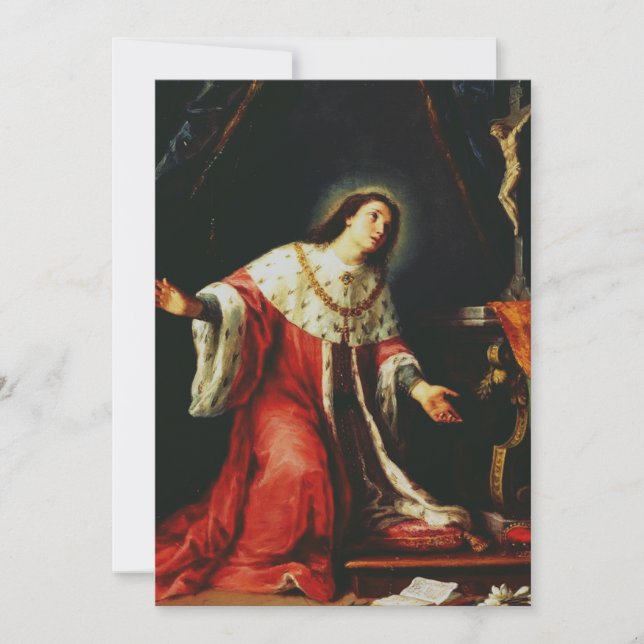 Carte De Remerciements Saint Casimir Jagiellon (Devant)