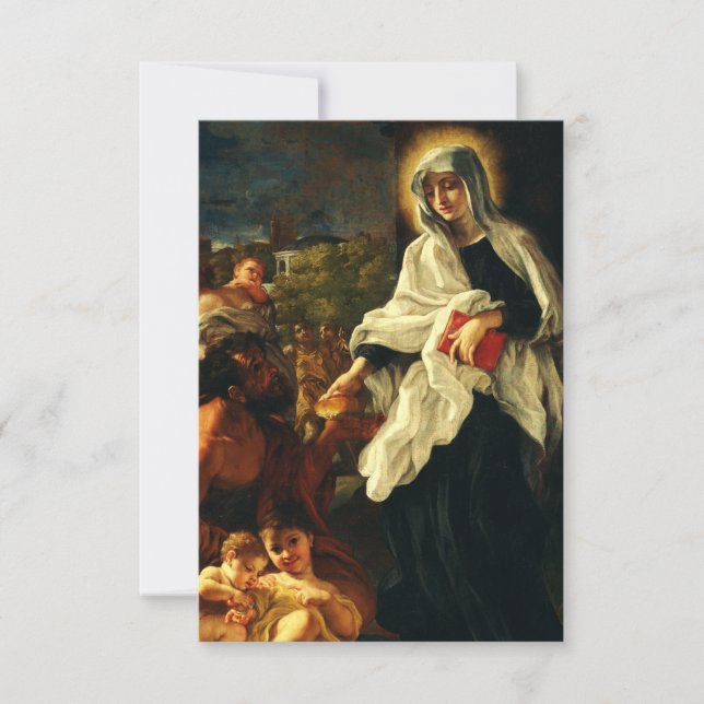 Carte De Remerciements Saint-François de Rome (Devant)