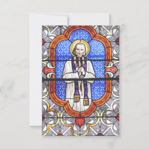 Carte De Remerciements Saint Jean Vianney Guide de l'Âme Premium Impressi