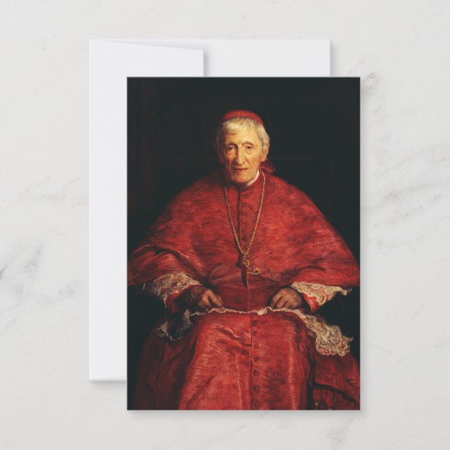 Carte De Remerciements Saint John Henry Newman théologien anglais (Devant)