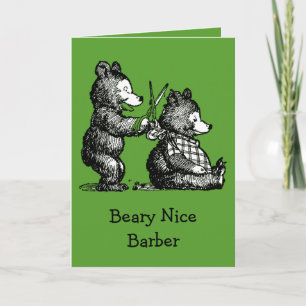 Carte De Remerciements Saint Patrick's Day pour Barber