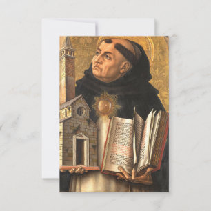 Carte De Remerciements Saint Thomas d'Aquin