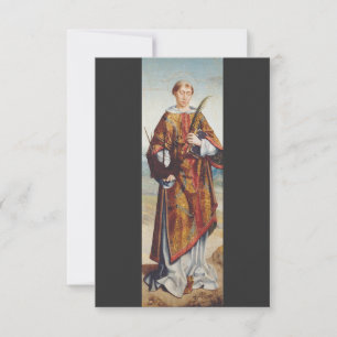 Carte De Remerciements Saint-Vincent de Saragosse