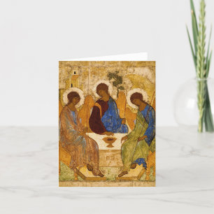Carte De Remerciements Sainte Trinité par Andrey Rublev