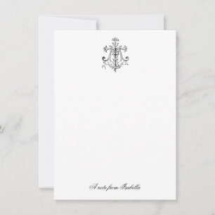 Carte De Remerciements Sainte Vierge Marie Line Art catholique Religieux