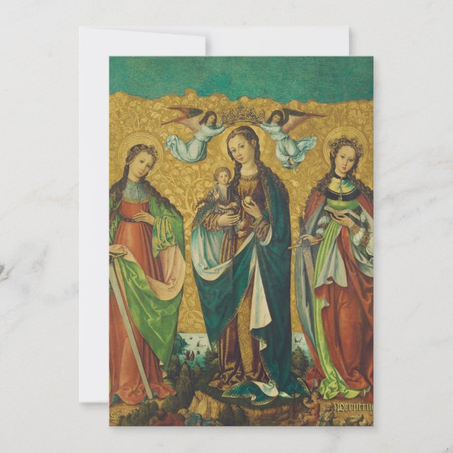 Carte De Remerciements Saints Perpetua et Felicity (Devant)