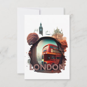 Carte De Remerciements salut london