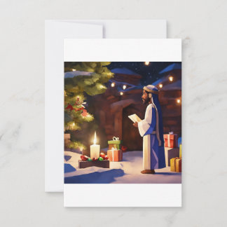 Carte De Remerciements Salutations de Yuletide