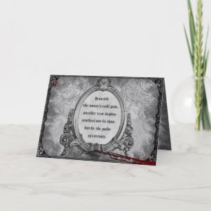 Carte De Remerciements Salutations éternelles