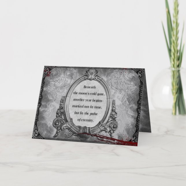 Carte De Remerciements Salutations éternelles (Devant)