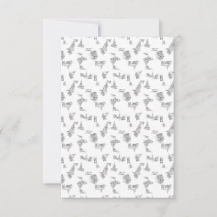 Carte de remerciements sans précédent à vendre!