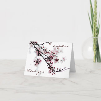 Carte De Remerciements sans titre, merci, arigatou