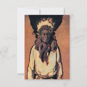 Carte De Remerciements "Santiago" Western Art par Gerald Cassidy
