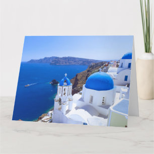 Carte De Remerciements Santorin