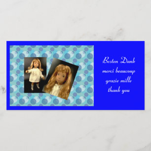 Carte De Remerciements Sasha DANKE Fotokarte