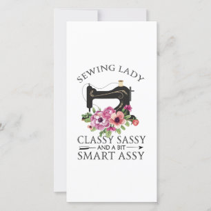 Carte De Remerciements Sassy De La Classe Lady Et Un Sac Un Peu Intellige