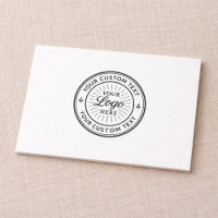 Sceau de branding commercial personnalisé avec log