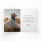 Script minimaliste moderne photo Mariage de coeur
