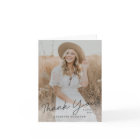 Script moderne Diplôme photo simple