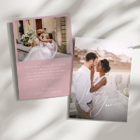 Script Whimsical | Dusty Rose Flat Photo