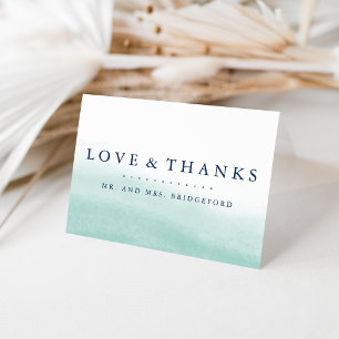 Carte De Remerciements Seaglass Tides Thank You