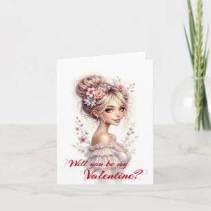 Carte De Remerciements Serez-vous mon Valentin – Impression d'art romanti