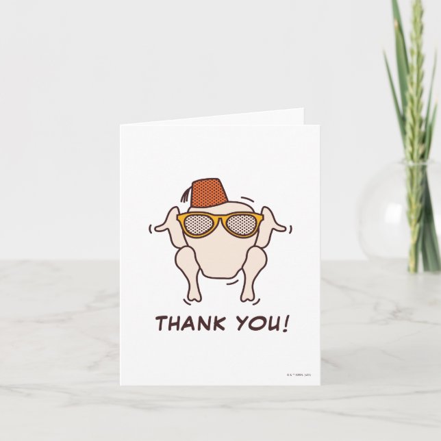 Carte De Remerciements Série T.V. Friends | Friendsgiving Party (Devant)