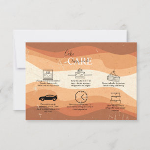 Carte De Remerciements Service Professionnel Minimal De Gâteaux En Terrac