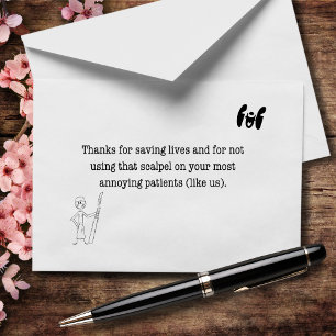 Carte De Remerciements Seule personne à qui nous faisons confiance avec l