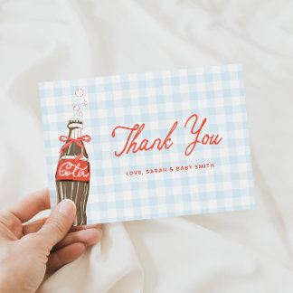 Carte De Remerciements She's Ready To Pop Baby Shower Thank You Card