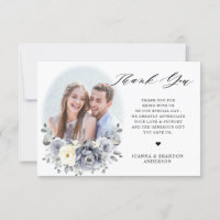 Silver Grey Ivory Floral hiver Rustique Mariage