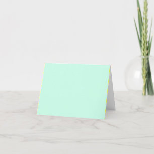 Carte De Remerciements simple couleur simple uni couleur personnalisée pa