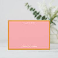 Simple Cute Moderne Rose Orange Douche personnalis