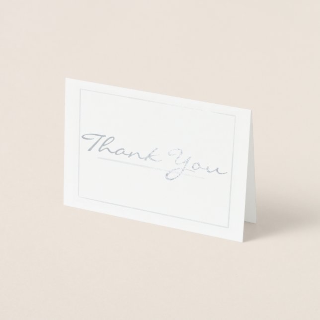 Carte de remerciements simple et sucrée (Devant)