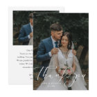 Simple Script Modern Mariage Photo