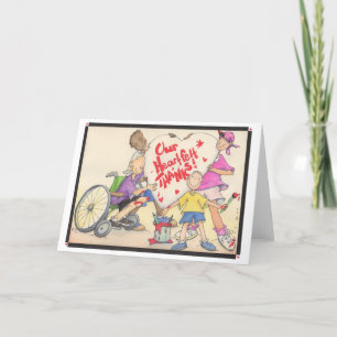 Carte de remerciements sincère