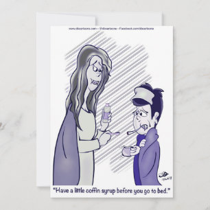 Carte De Remerciements Sirop de cercueil