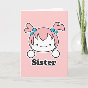 Carte De Remerciements Sister Card