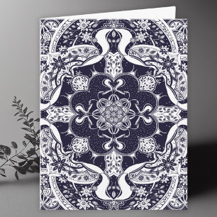 Carte De Remerciements Skunks Mandala Art Blank
