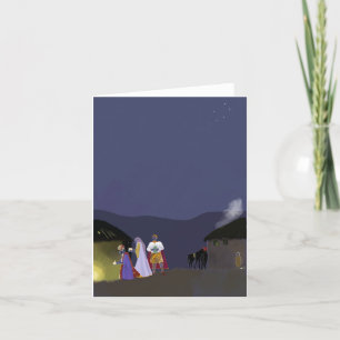 Carte De Remerciements Small folded Christmas card