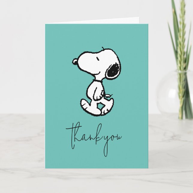 Carte De Remerciements Snoopy Classic Comics (Devant)
