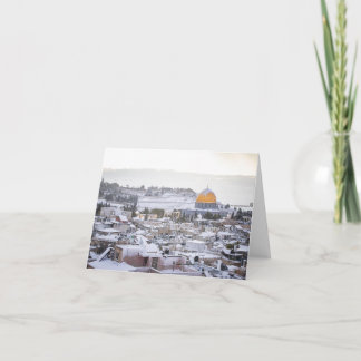 Carte De Remerciements Snow